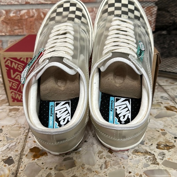 Vans comfy Cush slip on with transparent old skool women’s size 9 men’s size 7.5 - Picture 5 of 11
